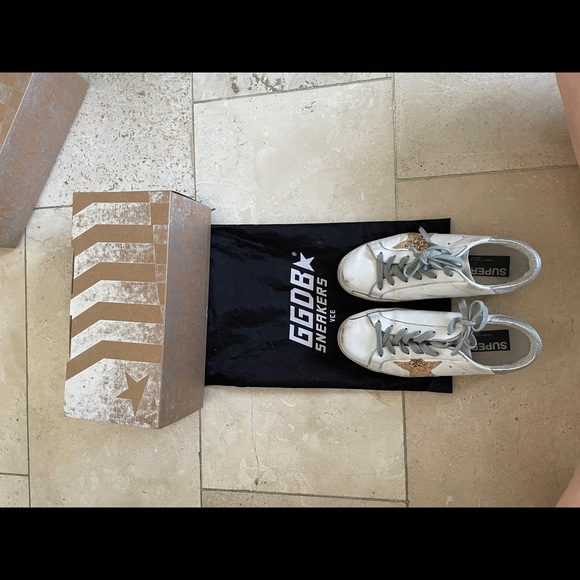 Golden Goose Superstar Gold Glitter. - Picture 3 of 4